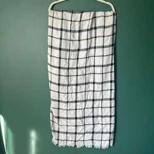 Plaid Blanket Scarf or Wrap